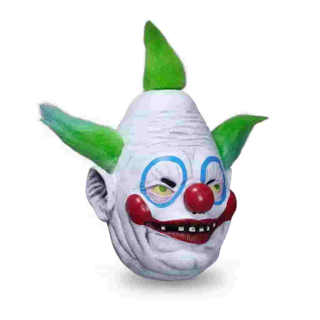 Máscara de látex de payaso clásico